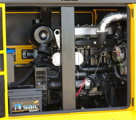 Generator insonorizat Stager YDY22S, diesel, monofazat 20kVA, 87A, 1500rpm