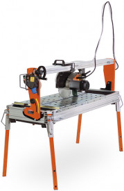 Masina de taiat placi, materiale de constructii 120cm, 2.2kW, PRIME 120S cu laser si roti - Battipav-91201 - Img 2