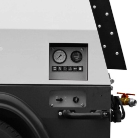 Motocompresor ROTAIR MDVN 26KEco5 2500 l/min/6.5bar motor Kubota25cp tractabil santier+kit sablare - Img 2