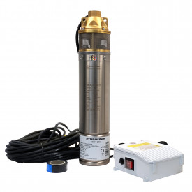 Pompa submersibila 1" / 25mm ProGARDEN 4SKM100, 750W, apa curata, 50L/min, 55m, flansa cupru - Img 4