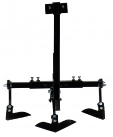 Prasitoare cu roata limitatoare adancime pentru motocultor, 20cm distanta intre randuri, tija 45cm - Img 3