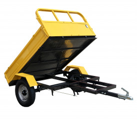 Remorca 600kg minitractor, 1 osie, prindere cupla ProGARDEN Campo RM600CT - Img 2