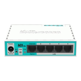 Router hEX Lite, 5 x Fast Ethernet, RouterOS L4 - Mikrotik RB750r2 - Img 3