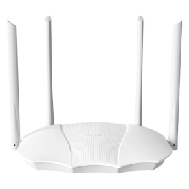 Router Wi-Fi 6, DualBand 2.4Ghz/5GHz, 574+2402Mbps, 4x6dBi, 4 porturi Gigabit - TENDA RX9 - Img 1