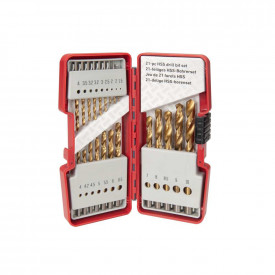 Set 21 burghie HSS, varf de 135°, pentru gaurire in otel, lemn si plastic SKIL 2610S00918 - Img 3