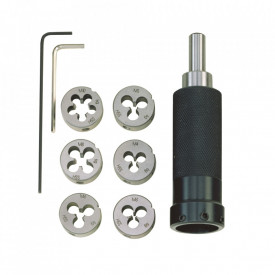 Set filiere M3 - M10, Proxxon 24082, suport inclus
