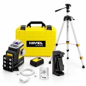 SET Nivelă Laser Motorizată Nivel System CLx3G MOTOR, Verde, 3x360° + Trepied SJJ-M1 EX