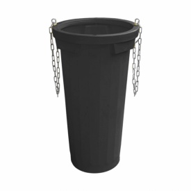 Tub evacuare deseuri, diametru interior max. 500 mm, inaltime 1060 mm (NEGRU)