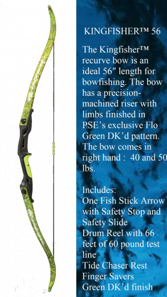 Set Arc Recurve De Pescuit - PSE Kingfisher Recurve