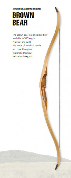 Arc Recurve One Piece Ragim Brown Bear