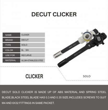 Clicker Decut Solo Alb