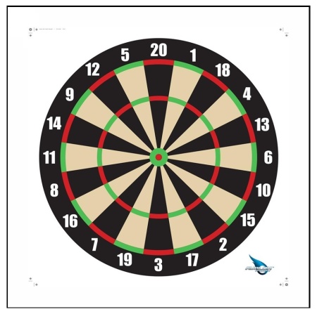 Fata Tinta Hartie Ranforsata Avalon Dart Board 60 Cm