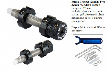 Buton Plunger Avalon Tyro 32mm Standard Button