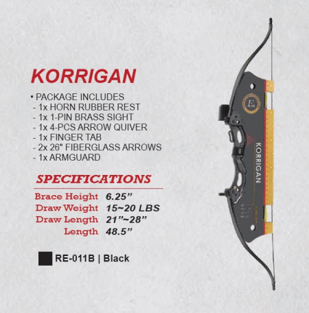Set Arc Recurve Ek Archery Korrigan