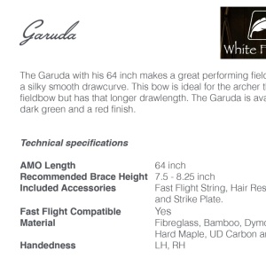 Arc One Piece Fieldbow White Feather Garuda - Img 2