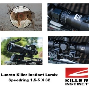 Luneta Killer Instinct Lumix Speedring 1.5-5 X 32 - Img 4