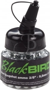 Munitie Prastie - Bile Blackbird Ammo Steel 200 Buc