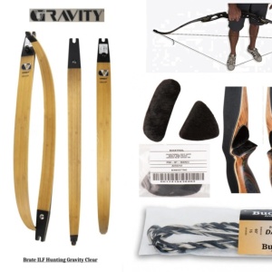 Pachet Arc Traditional Recurve ILF Take Down Gravity Black Star - Clear - Img 2
