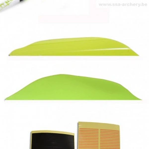 Pene XS Wings 40mm Spin Fluo/Metalic Vane - Set 50 Bucati - Img 2