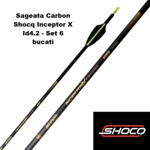 Sageata Carbon Shocq Inceptor X Id4.2 - Set 6 bucati