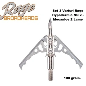 Set 3 Varfuri Rage Hypodermic NC 2 - Mecanice 2 Lame - Img 2