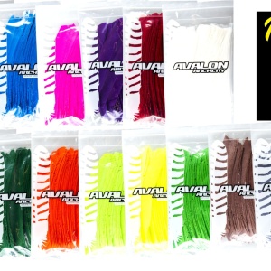 Set 50 Pene Naturale Avalon 10 Inci Full Length - Img 2