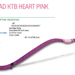 Arc Horsebow Freddie Archery Pink Heart KTB