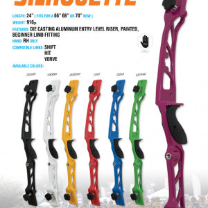Crosa Arc Recurve Core Silhouette