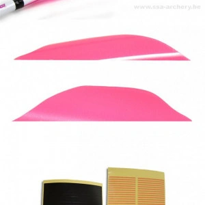 Pene XS Wings 40mm Spin Fluo/Metalic Vane - Set 50 Bucati - Img 5