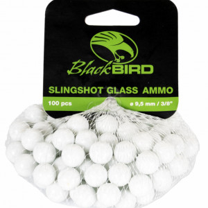 Munitie Prastie - Bile Sticla Blackbird 100 Buc