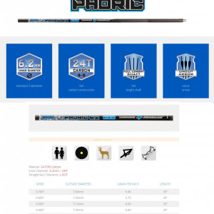 Shaf Carbon Skylon Phoric 6.2 - Set 12 Bucati