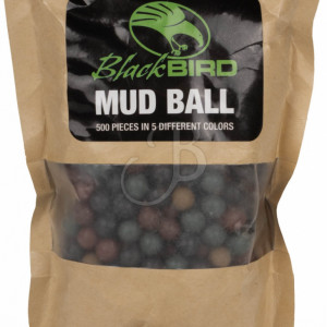 Munitie Prastie Blackbird - Mud Ball Bile Lut 5 Culori - 500 Bucati