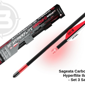 Sageata Carbon Barnett Hyperflite Iluminata - Set 3 Sageti - Img 2