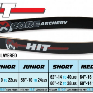 Set Arc Recurve Core Archery Hit - Img 2