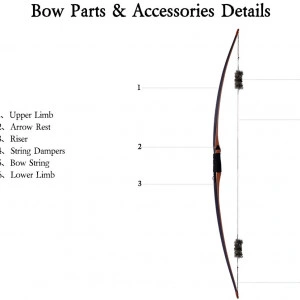 Pachet Arc Traditional Longbow Sanlida Royal X8 - Img 3