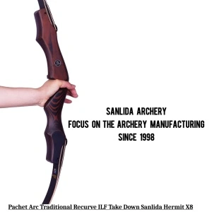 Pachet Arc Traditional Recurve ILF Take Down Sanlida Hermit X8 - Img 5