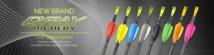 Pene Gray Archery Gray Hawk Vanes - Set 50 Bucati - Img 2