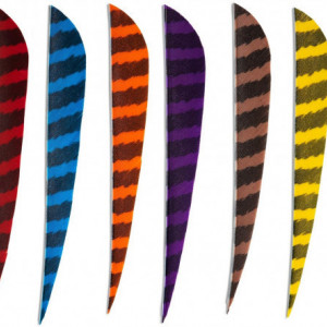 Pene Naturale Skylon Round 4 inch - Zebrate