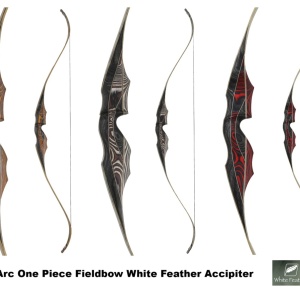 Arc One Piece Fieldbow White Feather Accipiter