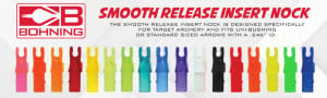Nock S Bohning Smooth Release - pachet de 25 bucati