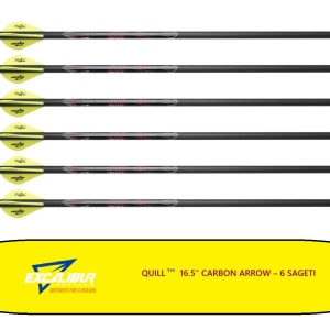 Sageata Excalibur Carbon Quill - 6 Bucati - Img 2