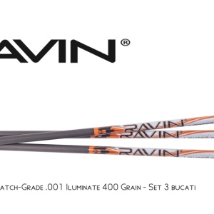 Sageti Carbon Ravin Premium Match-Grade Iluminate 400 Grain - Set 3 bucati