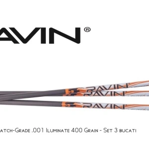 Sageti Carbon Ravin Premium Match-Grade Iluminate 400 Grain - Set 3 bucati
