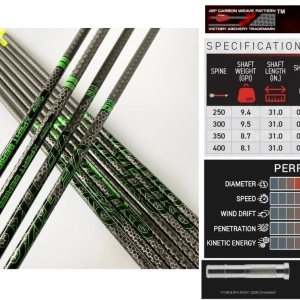 Shaft Carbon Victory V-Force TKO Gamer/V3 Id 6.2 - Set 12 Bucati