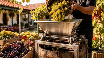 Vin de Casa: Echipamentele Esentiale pentru Zdrobit si Presat Strugurii