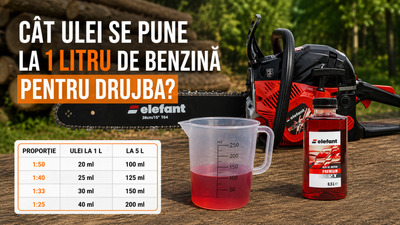 Cat Ulei se Pune la 1 Litru de Benzina pentru Drujba