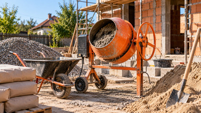 Cati saci de ciment intra intr-o betoniera de 180 L (si retete de beton)