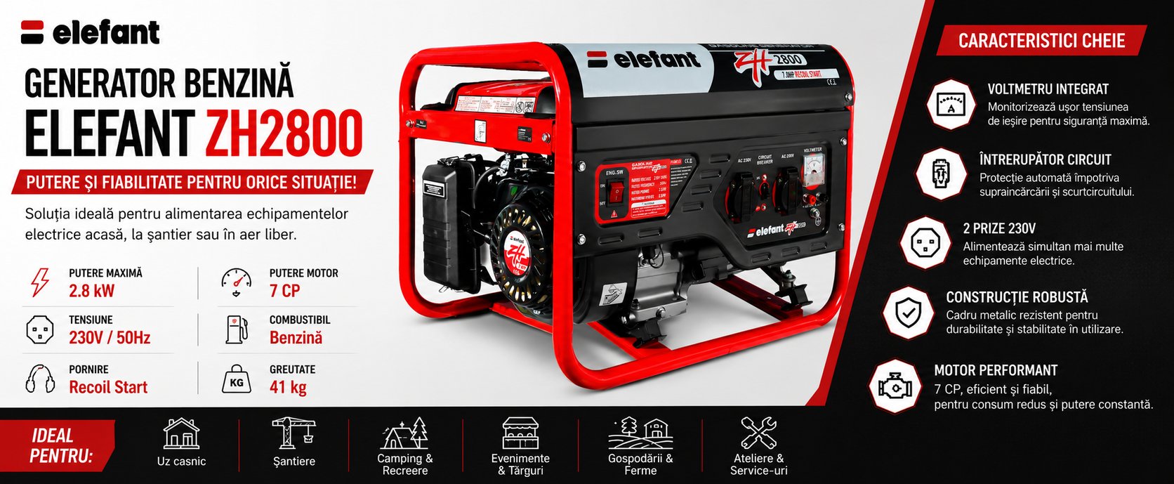 Generator de curent in functiune in curtea unei case