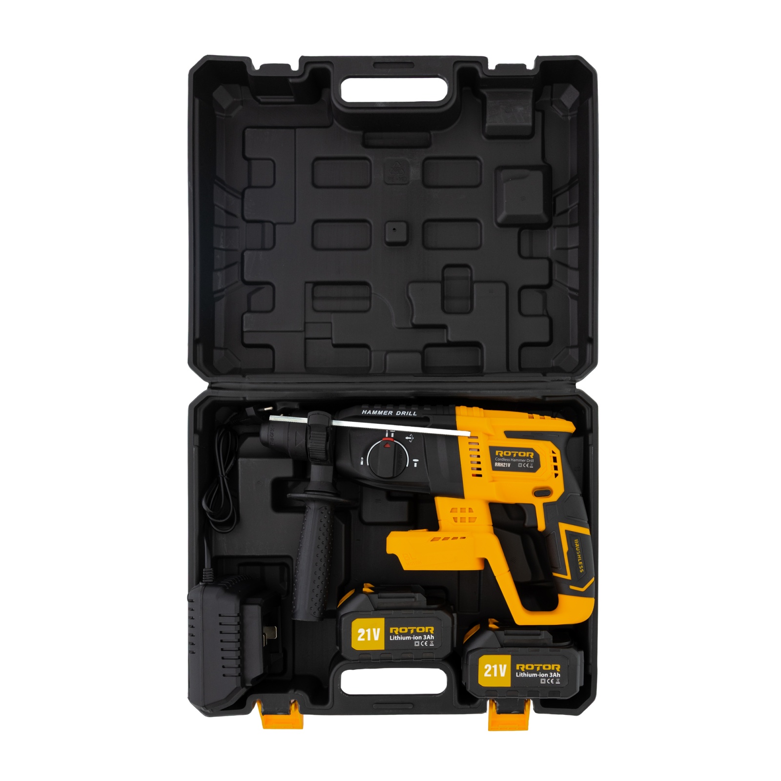 Ciocan rotopercutor cu acumulator, RRH21V ROTOR 21V/3Ah , 1800 rpm