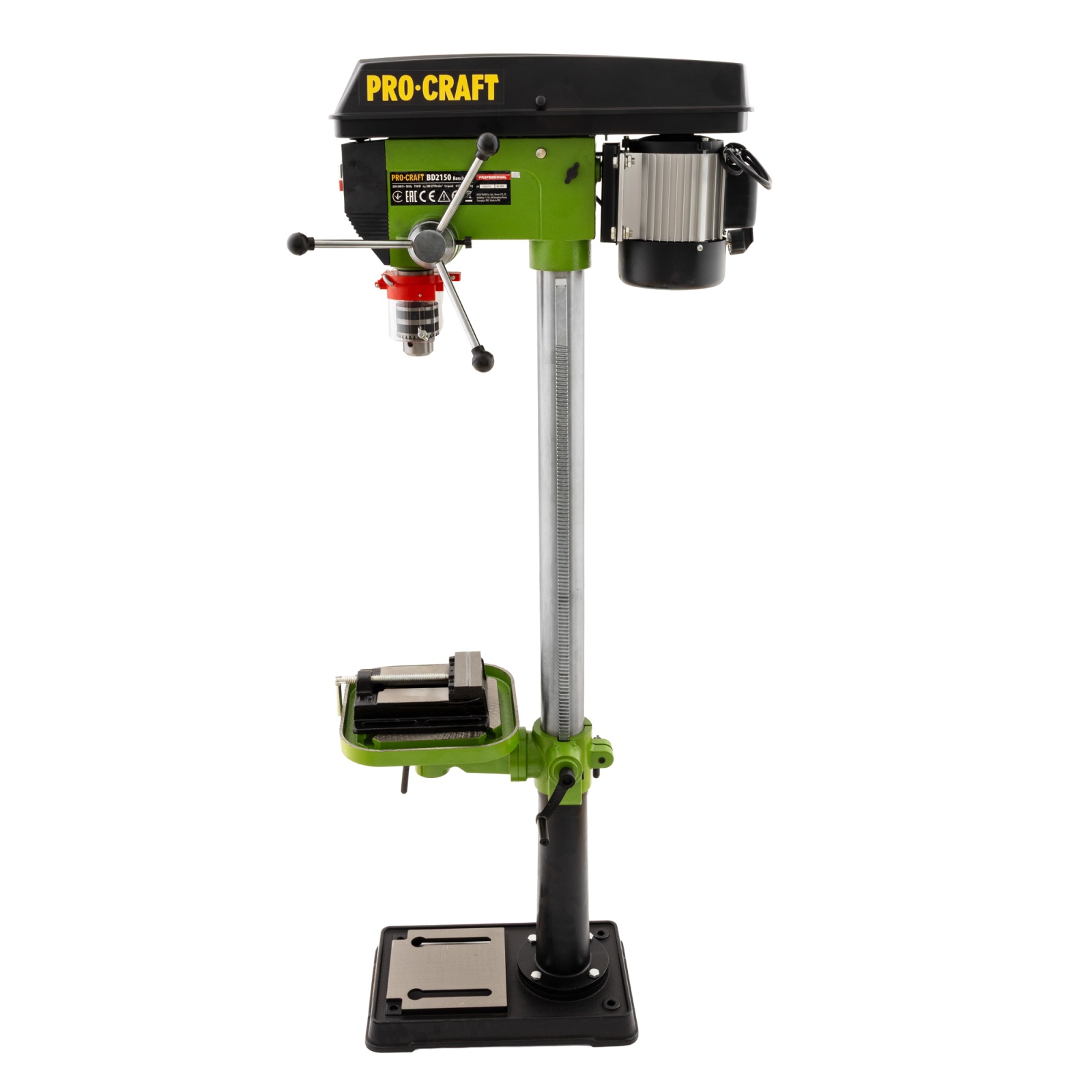 BD2150 bormasina de banc fixa cu coloana PROCRAFT, 64.60 kg